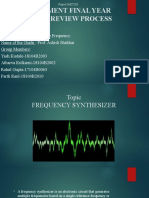 Department Final Year Project Review Process