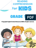 Reading For Grade 1 by English Created Resources