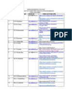 S.No Faculty Name Email Id Video Lecture Link: 1 Hodcse@rmd - Ac.in