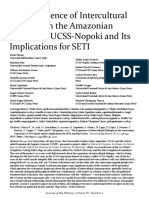 The Experience of Intercultural Dialogue in The Amazonian University UCSS-Nopoki and Its Implications For SETI