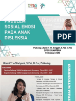 Sesi 2 Problem Sosial Emosi Disleksia - Psikolog Utami 11 Okt 2020