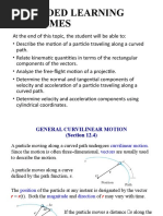 1.3 Curvilinear Motion