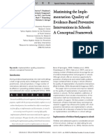 Domitrovich Et Al (2008) - Maximizing The Implementation Quality