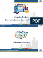 Manual - PPT On EInvoice System