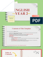 Year 2 English Textbook and Workbook Lesson