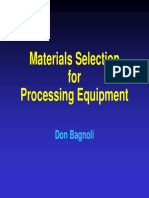 6 - Materials Selection For Processing Equipment