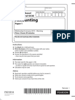 Accounting: Pearson Edexcel International GCSE