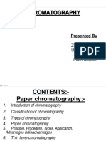 Paper & Gas Chromatography