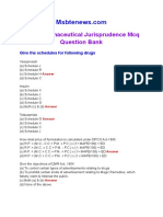 Pharmaceutical Jurisprudence MCQ PDF Download