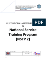 Institutional-Assessment-Tool-in-NSTP 2