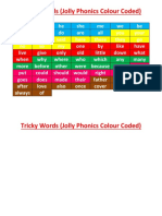 Complete Set of Tricky Words