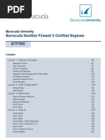 BTF300-Barracuda NextGen Firewall X Certified Engineer-Student Guide-Rev105