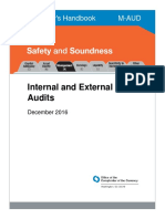 OCC Handbook Section on Internal and External Bank Audits