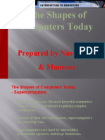 The Shapes of Computers Today: Prepared by Naveed Ali & Mansoor