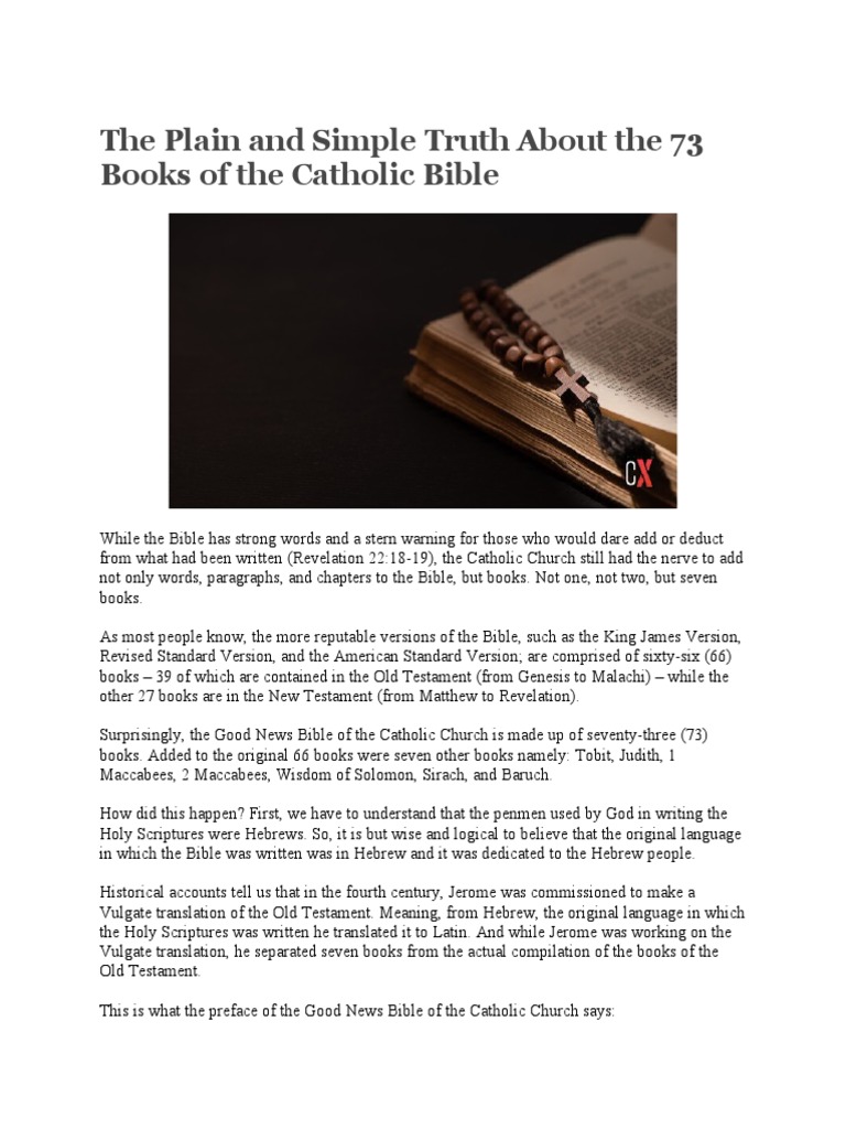 the-plain-and-simple-truth-about-the-73-books-of-the-catholic-bible
