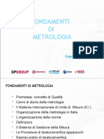 Fondamenti Di Metrologia