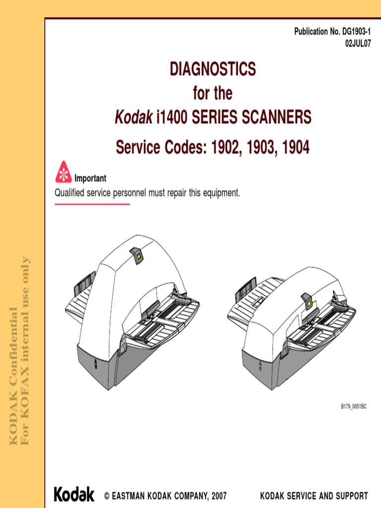 I1400 Series (I1410, I1420, I1440) Diagnostics | PDF | Image Scanner ...