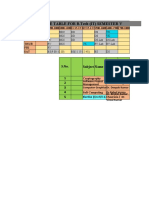 Time Table For B.Tech (It) Semester V: S.No. Subject Name Name of Faculty