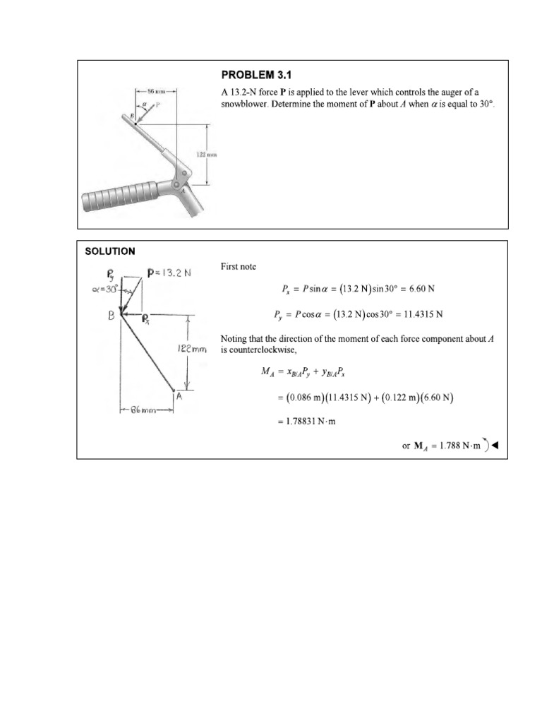 Vector Mechanics For Engineers Statics 7th - Cap 03 | PDF