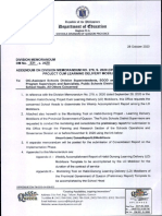 DM 331 S. 2020 Addendum On Division Memorandum No. 279 S. 2020 Division Hatid Dunong Project Cum Learning Delivery Mobilizers