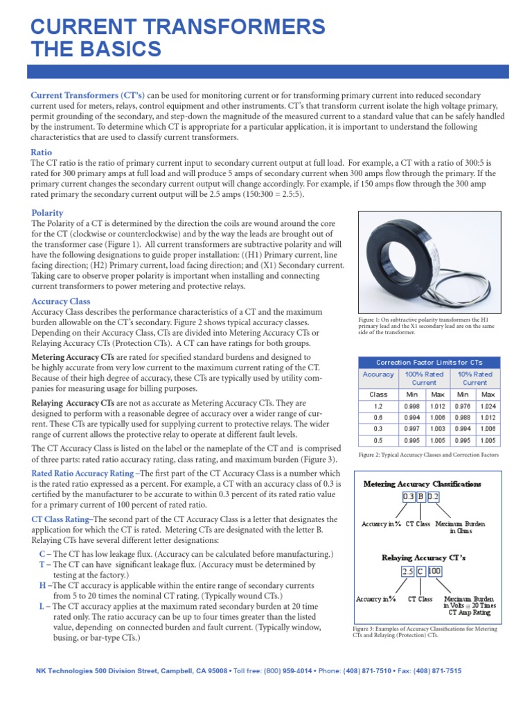 CT Tutorial | PDF | Transformer | Electrical Equipment