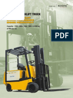 Electric Forklift Truck: Higher Reliability Higher Performance Higher Productivity