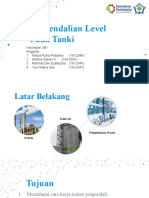 Pengendalian Level Pada Tangki