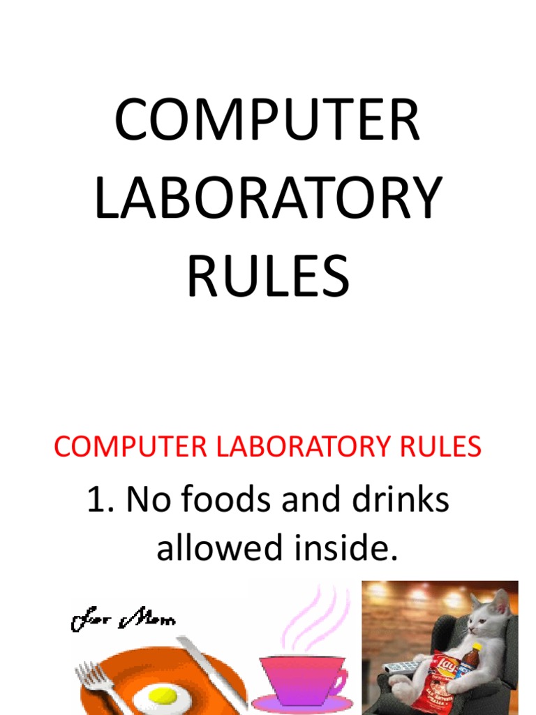 Computer Laboratory Rules | PDF