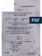 31st Bihar J Evidence and Procedure