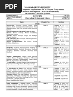 Mangalore University Bachelor of Computer Applications (BCA) Degree Programme Choice Based Credit System (2019-2020 Onwards)