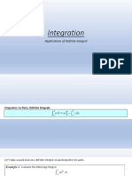 Integration: Applications of Definite Integral