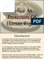 Police As Protectors of Human Rights