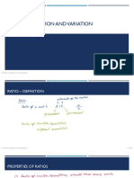 Ratio, Proportion and Variation