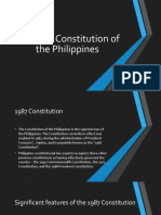 The 1987 Constitution of The Philippines
