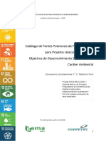 Catálogo de Fontes de Financiamento Projeto ODS - MMA PNUD