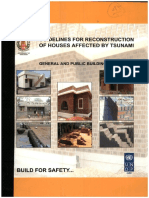 Guidelines For Reconstruction of Houses Affected by Tsunami: General and Public Buildings (Masonry)