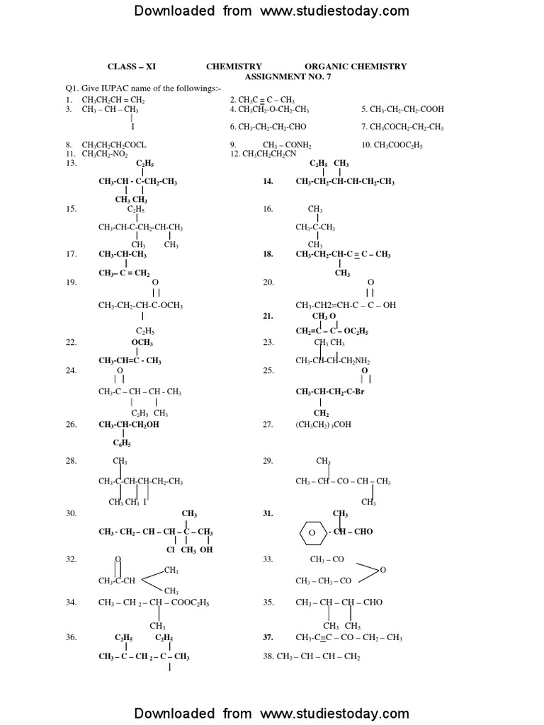 Iupac Naming Worksheet Live Worksheets 50% OFF