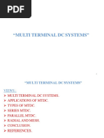 Multi Terminal DC Systems