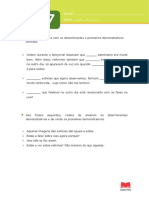 Determinantes e Pronomes Demonstrativos