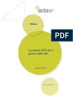 La proposta ACTA per il Comune di Milano