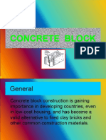 Lecture 5'CONCRETE BLOCK