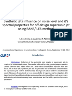 Synthetic Jets Influence On Noise Level and It's Spectral Properties For Off-Design Supersonic Jet Using RANS/ILES-method