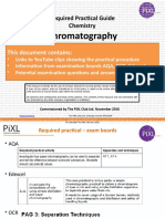 Chromatography: Required Practical Guide Chemistry