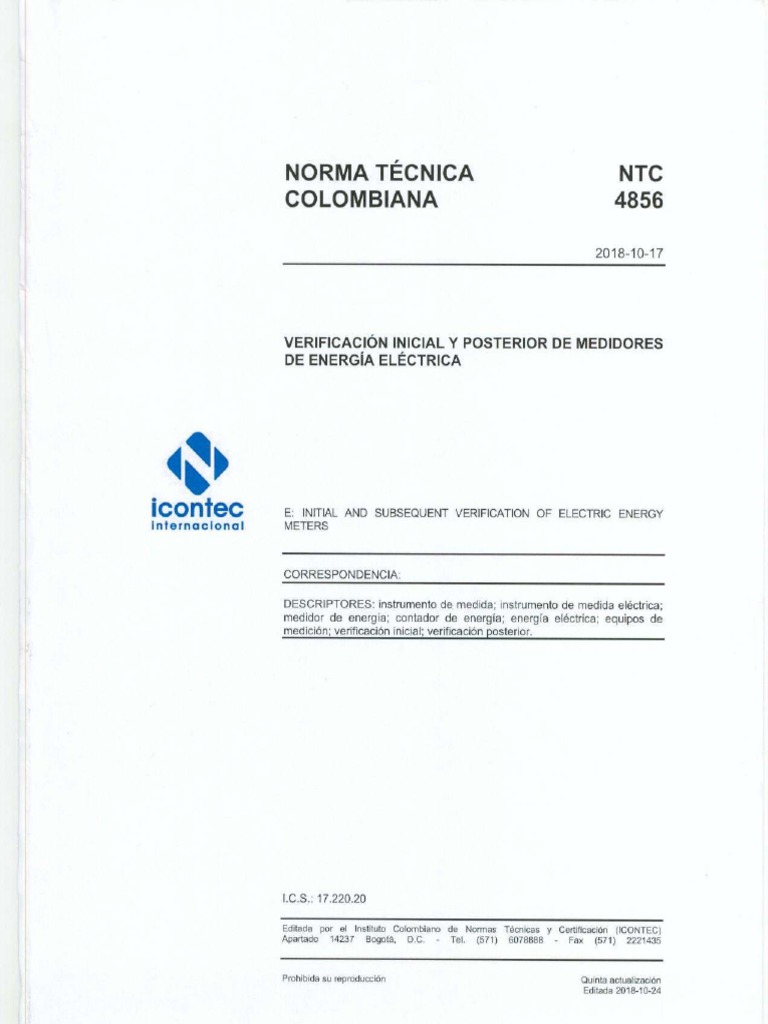 NTC 4856 2018 | PDF