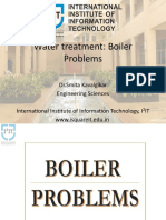 Water Treatment: Boiler Problems