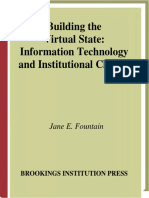 4c Jane E. Fountain - Building The Virtual State, Information Technology and Institutional Change (2001)