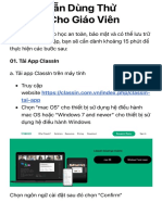 Hướng Dẫn Dùng Thử ClassIn Cho Giáo Viên - ClassIn