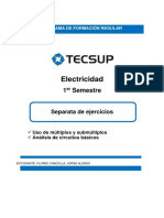 Formación eléctrica: Ejercicios de circuitos básicos