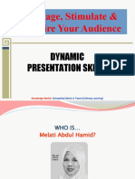 Dynamic Presentation Skills Improve Audience Engagement