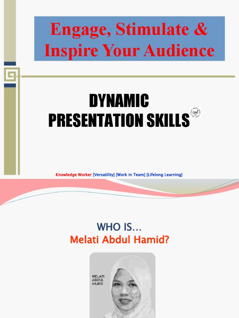 Presentation Skills Notes Tt Pdf Learning Lifelong Learning